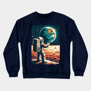 Moon Landing - Astronaut Crewneck Sweatshirt